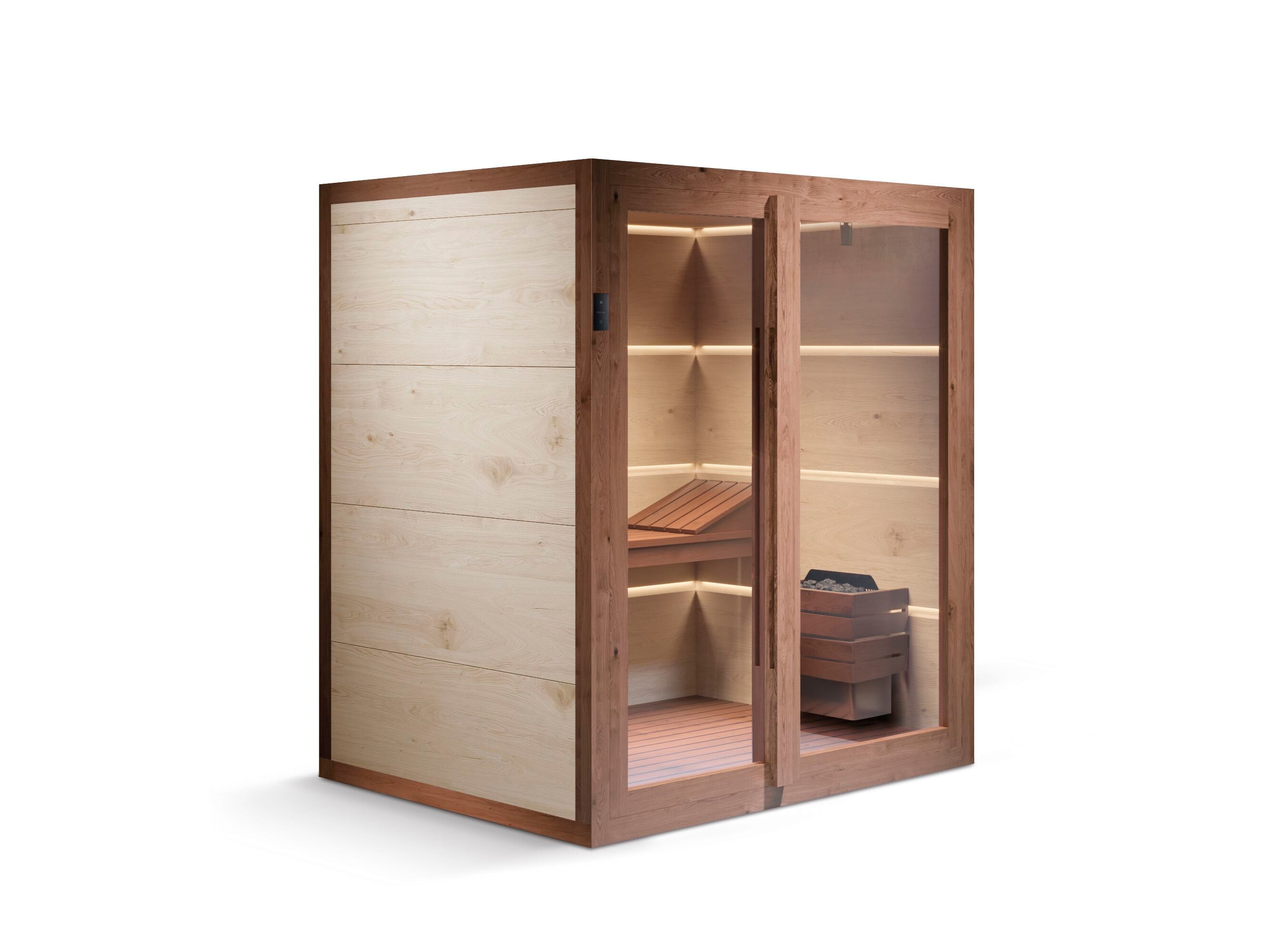 Сауна из дерева и стекла Gruppo Treesse AURA ARCH-00033507 - Вид №8