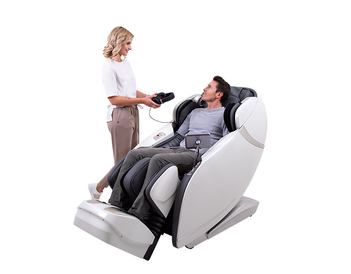 Массажное кресло SKYLINER 2 WHITE (серо-белый) CASADA sun-id-2008033 - Вид №1