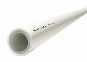 Труба полипропиленовая KALDE D 40х6,7 PN 25 армированная алюминием белая