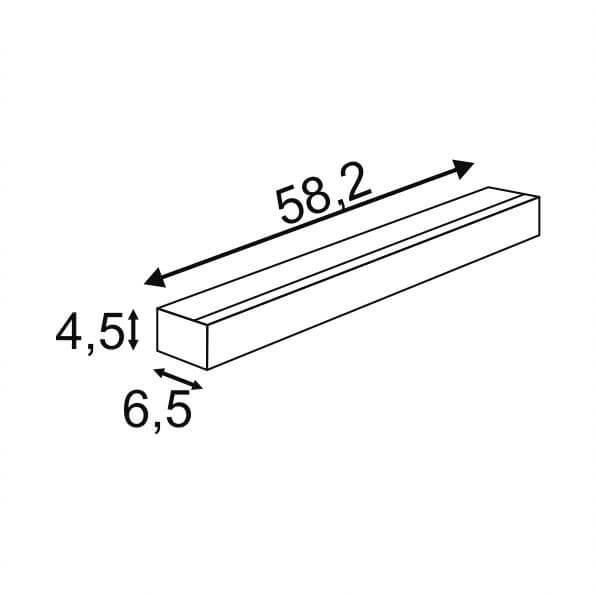 Настенный светодиодный светильник черный SLV Sight 60 Led 1001283 SLV SIGHT LED 00-3890764 Черный  - Вид №2