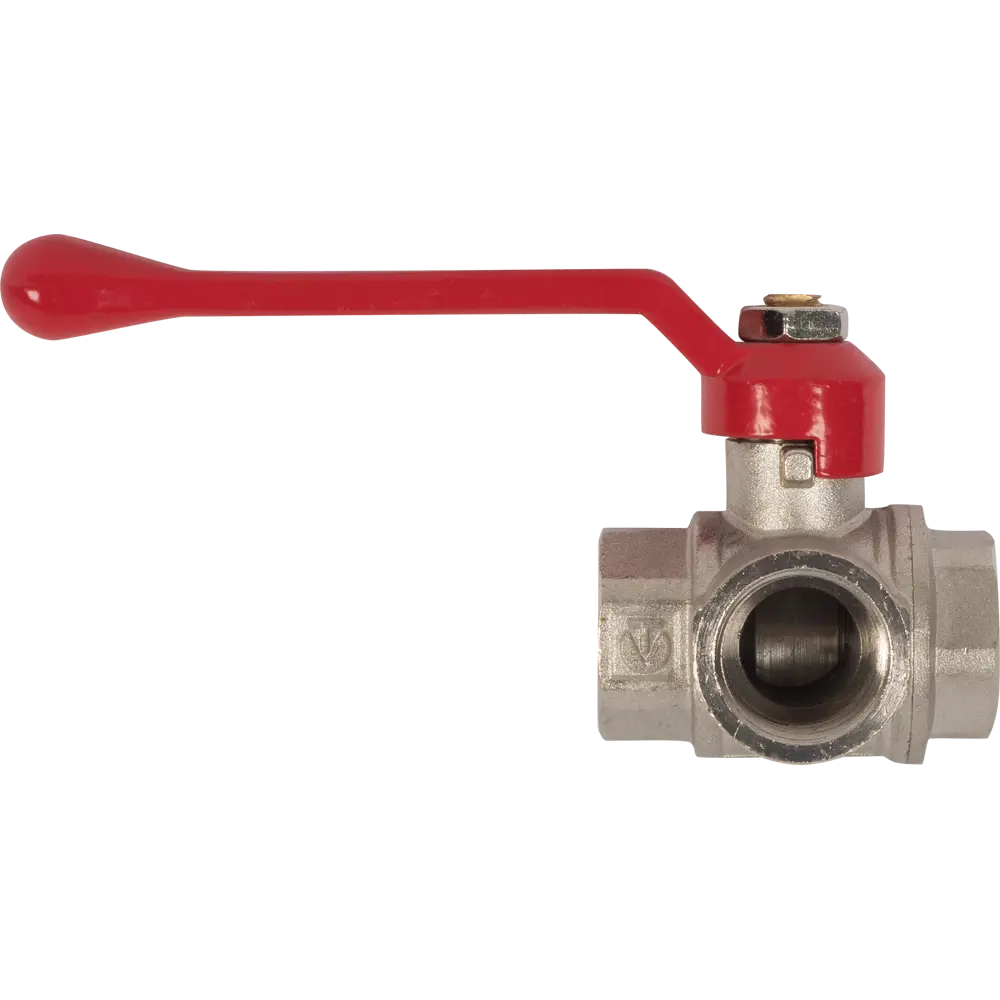 Трехходовой шаровой кран Valtec 3/4" для систем отопления и водоснабжения 10487668 STLM-0000480 - Вид №1