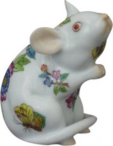 82549 Herend Фигурка 6см "Мышка" Фарфор