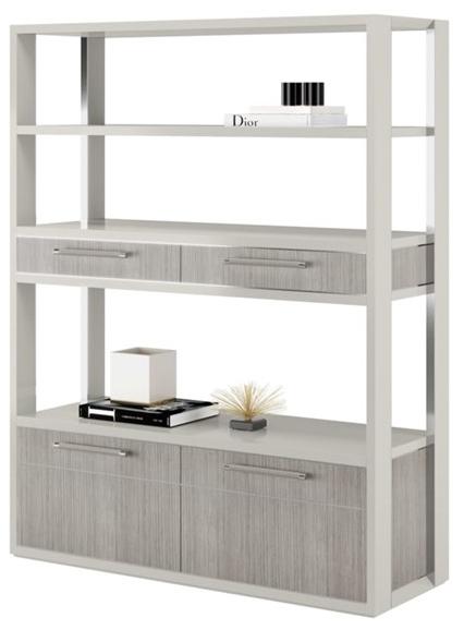 FRATO Открытый отдельно стоящий деревянный книжный шкаф с ящиками  Ffu030012aac  - Вид №1