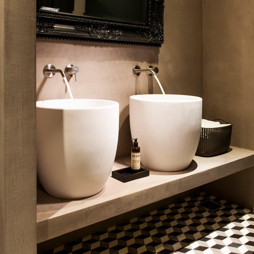 JEE-O Смеситель для умывальника настенный из нержавеющей стали на 2 отверстия Slimline 800-1500/3/4 - Вид №4