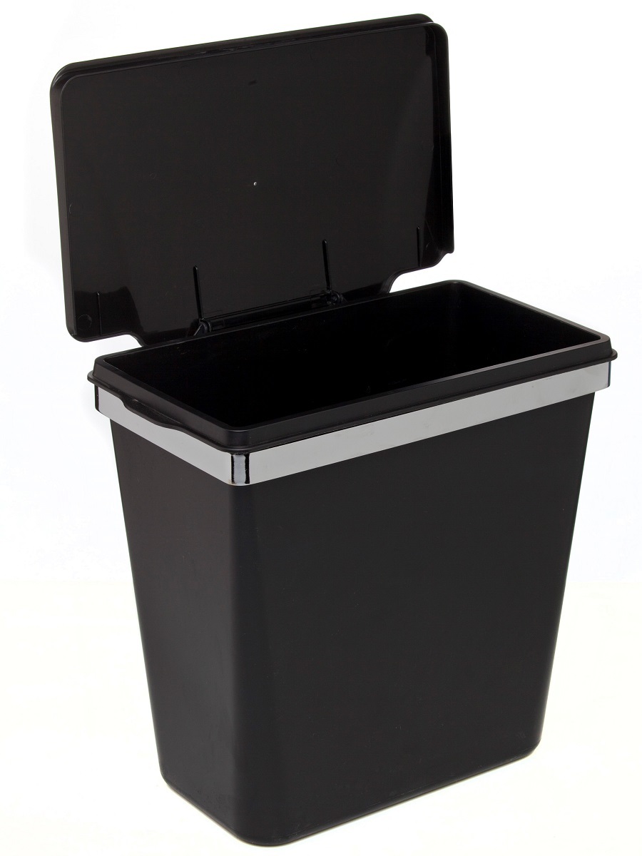 Контейнер для мусора на дверцу Zeta 11 Black NAVAKO 10032 - Вид №1
