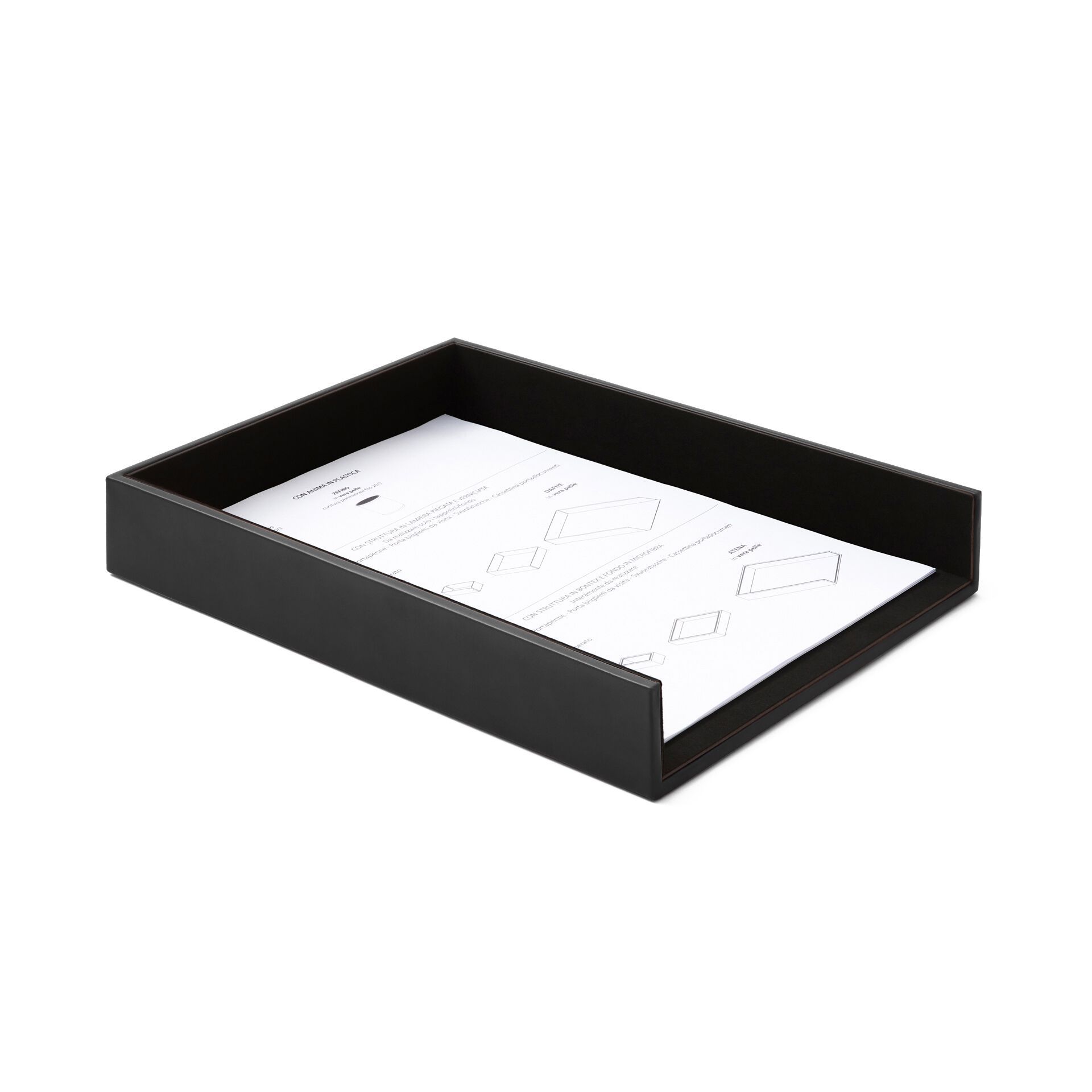 Лоток для документов из регенерированной кожи EGLOOH Minerva ARCH-00136777 - Вид №6