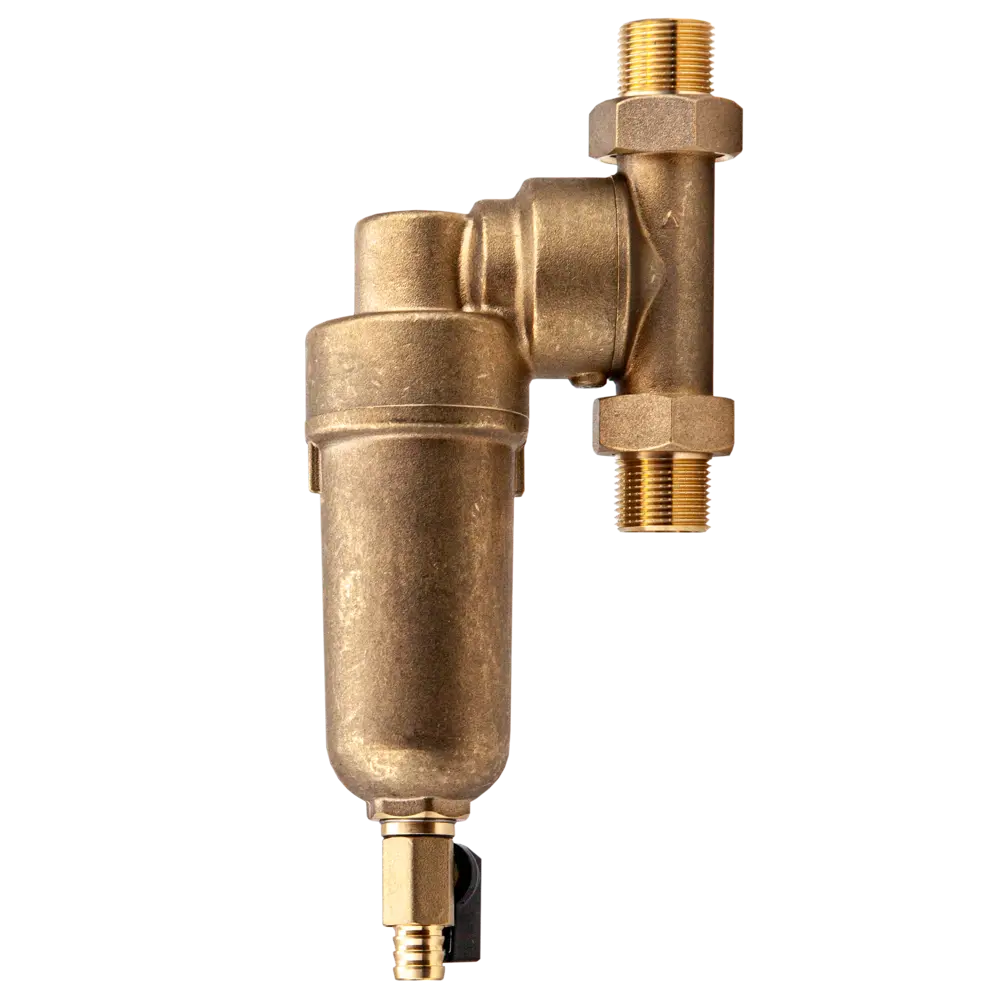 Промывной фильтр для ГВС Посейдон 3/4" НР 100 мкм латунь 13625 STLM-2095658