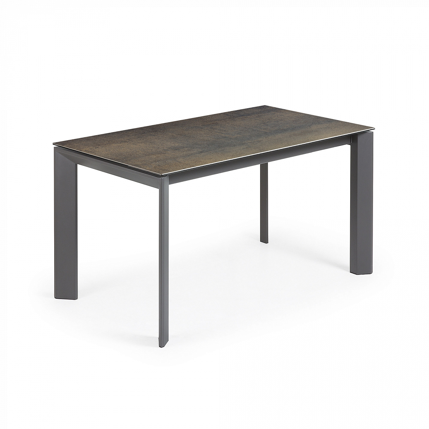 051234 Стол Atta 140 (200) x90 антрацит, темно-коричневый, керамика La Forma Axis - Вид №3