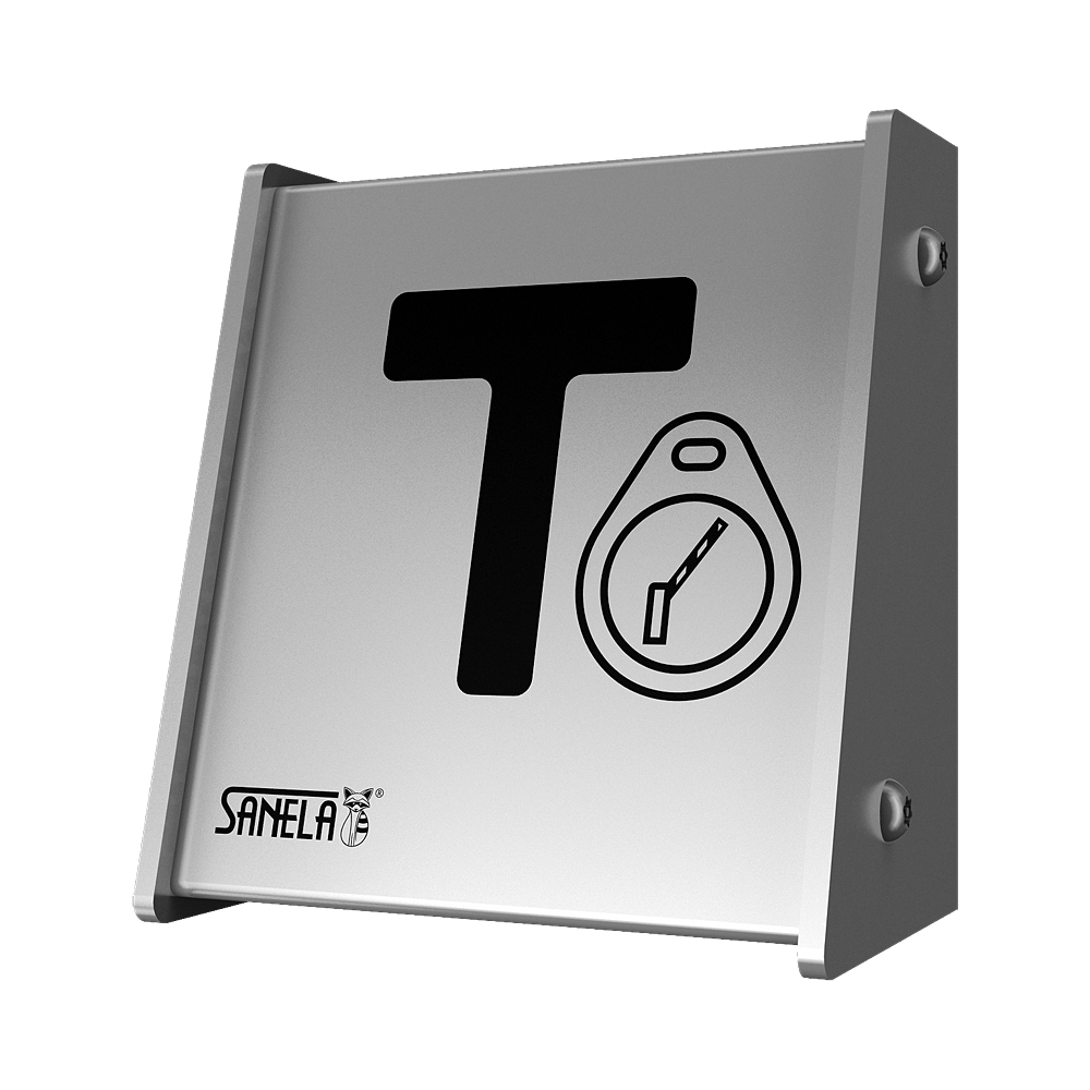 89309 RFID жетoнный автомат для открывания шлагбаума, 24 В пoст. SANELA 