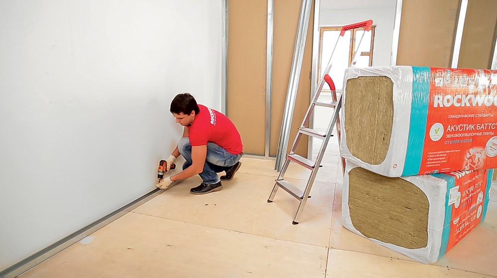 Звукоизоляция Rockwool Акустик Баттс 1000х600х100мм (3м2; 0,3м3) 14105 - Вид №3