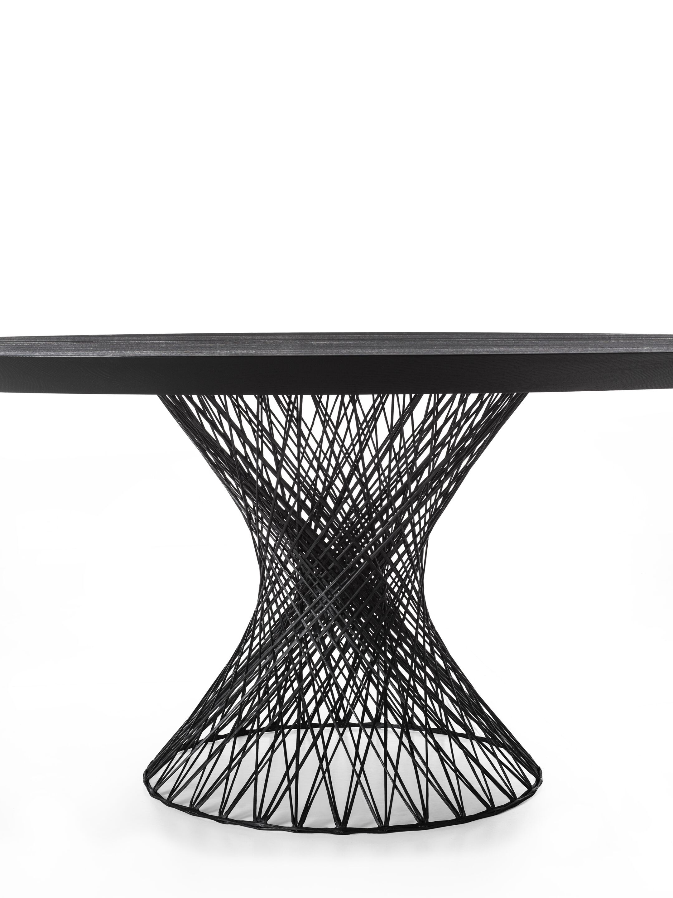 Круглый стол из массива дерева и углеродного волокна Riva 1920 WEB ARCH-00127800 - Вид №2