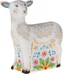 98214 Royal Crown Derby Пресс-папье Royal Crown Derby "Барашек" 9,5см (эксклюзив для Дома Фарфора) Фарфор костяной