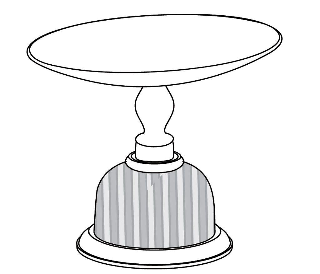 C68-517 C68-517 Подставка для мыла отдельно стоящая ХРУСТАЛЬНЫЙ КУПОЛ Cristal & Bronze COUPOLE CRISTAL  - Вид №1