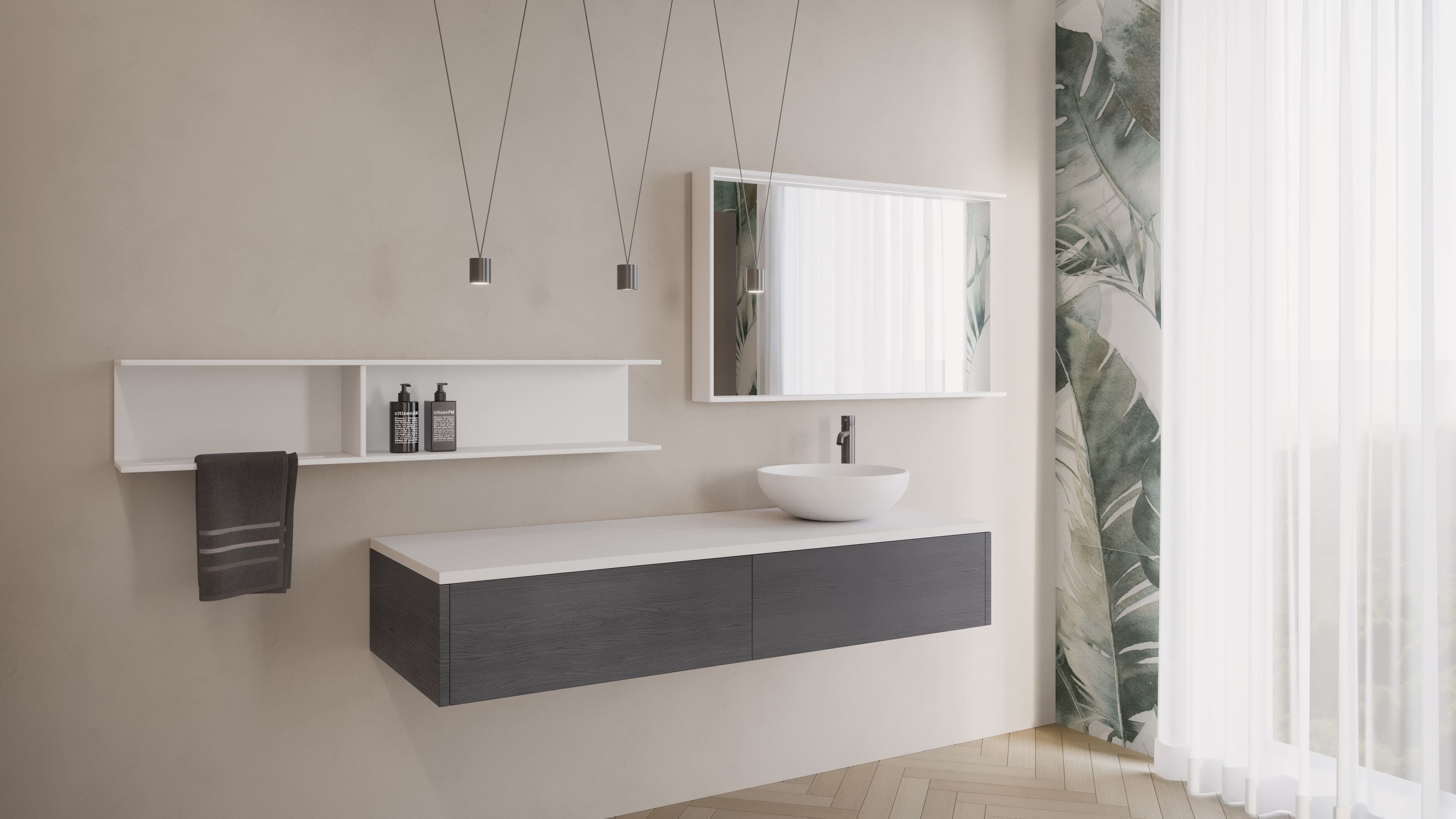 Круглая столешница из Corian® Acquapazza Corian ® elements ARCH-00067716 - Вид №2