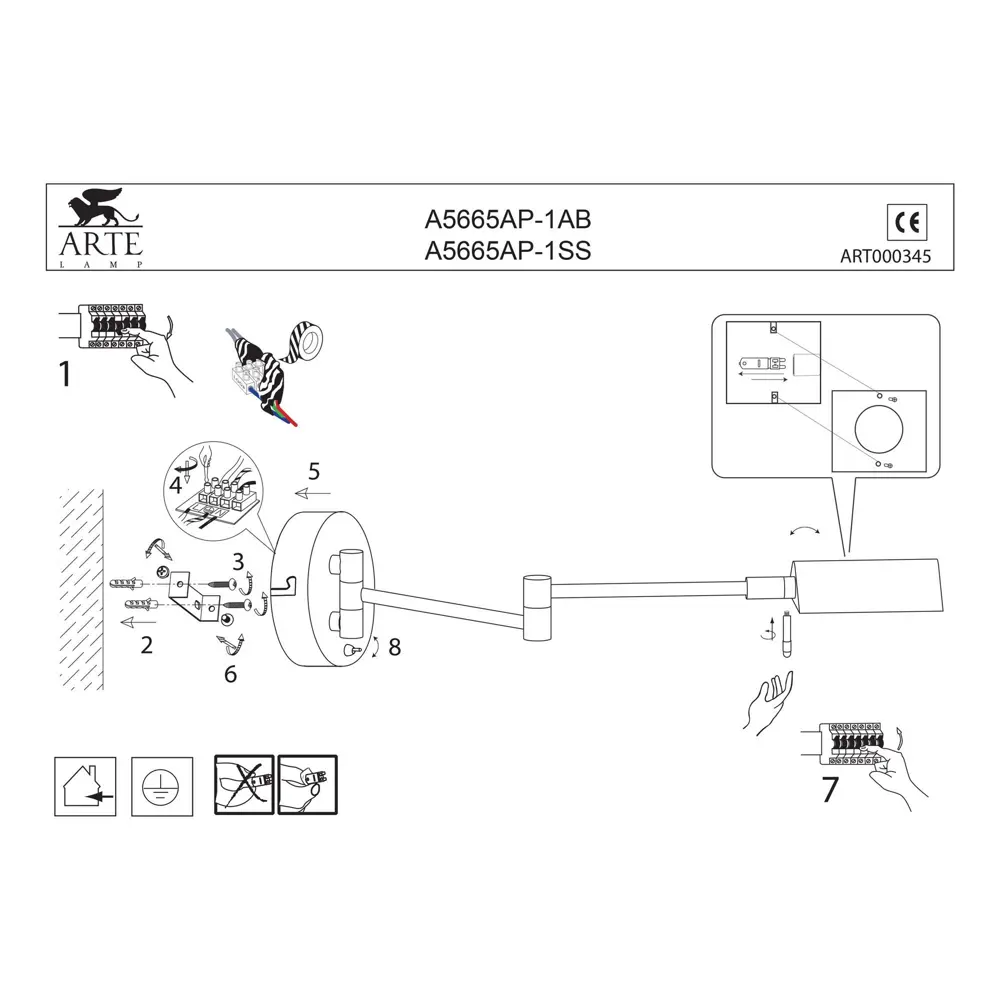 Спот Wizard 1xG9x33 Вт, металл, цвет бронза Arte Lamp STLM-2045775 - Вид №7