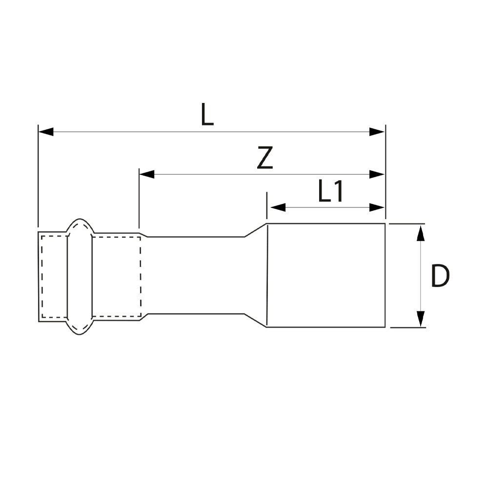 PS52431087600 Редукционные вставки Tece  - Вид №1