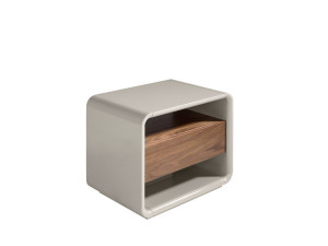 Прямоугольная прикроватная тумбочка из МДФ с ящиками