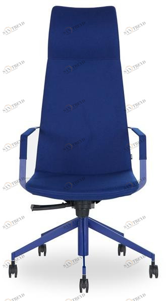 B&T Design Офисное кресло руководителя из ткани с 5 спицами и высокой спинкой Zone sun-id-1415588