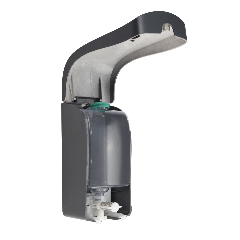 GFmark - Дозатор для ДЕЗИНФЕКЦИИ, пластик АБС, ЧЁРНЫЙ, большой, с глазком, 1000 мл,, код: 659  - Вид №1