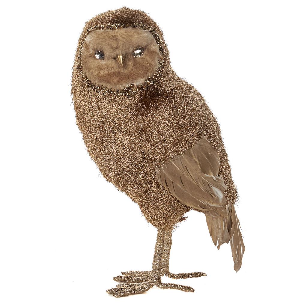 T 75347 Сова, золотой, 32 см GOODWILL Santreyd 