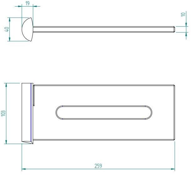 ZAZZERI Полка для ванной Tango sun-id-1362322 - Вид №1