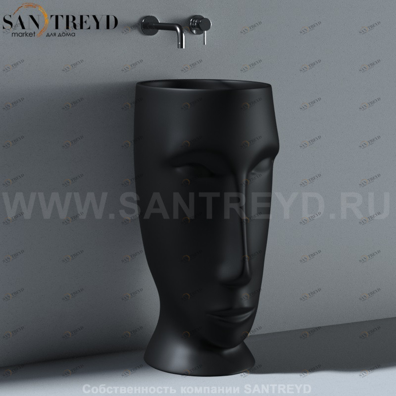 474031 Напольная раковина стоящая круглая Kerasan Artwork