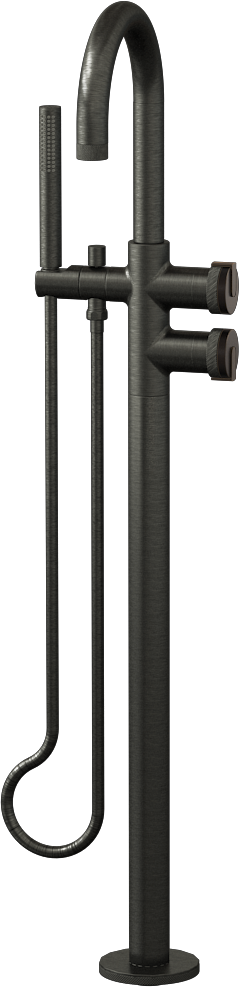 E-11554-R1OB-L1OB-BOX Смеситель напольный отдельностоящий (внешняя часть) GRAFF MOD+