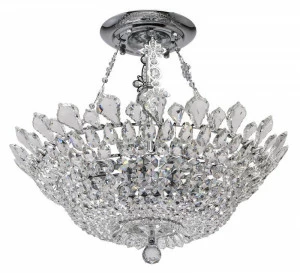 Потолочный светильник MW-Light Патриция 1 447010912 MW-LIGHT ДИЗАЙНЕРСКИЕ, ПАТРИЦИЯ 201814 Прозрачный;хром