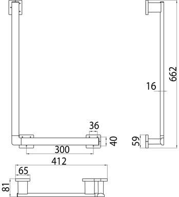 Emco Bad Фиксированная ручка для ванной Loft sun-id-1400348 - Вид №3