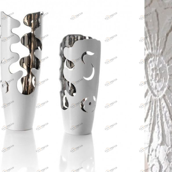 Crestani Ваза декоративная  большая  белая FIORDI COLLECTION 31770