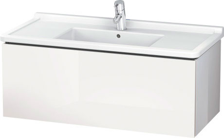 LC616604949 L-Cube Тумбочка подвесная Графит матовый, декор Duravit - Вид №2
