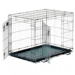 Т00004028 Клетка для животных Life Stage двухдверная черная 122х76х84см MidWest