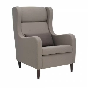 Кресло мягкое с ушами Leset "Хилтон" IMPEX ДИЗАЙНЕРСКИЕ 00-3885673 Бежевый;серый