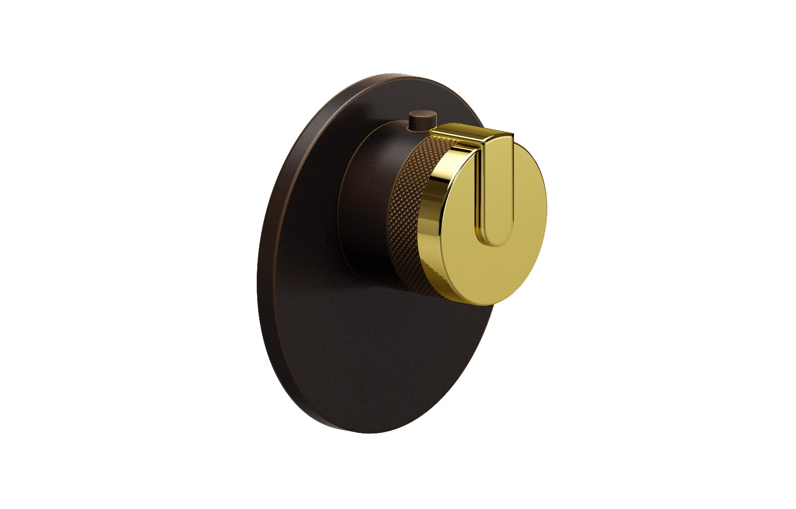 E-8027-R1PBE-L1PB-OB-T Термостатический переключатель 3/4-Внешняя часть GRAFF MOD+