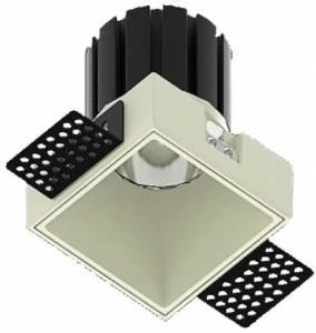 NEXO LUCE Квадратный встраиваемый металлический светодиодный точечный светильник Inlux recessed 5331