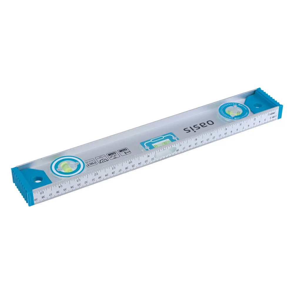 Строительный уровень Oasis 400 мм с тремя глазками для точного выравнивания 89428259 STLM-1574675