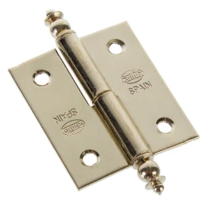 Петля мебельная карточная съёмная правая Amig 541 40x36 мм сталь цвет золото