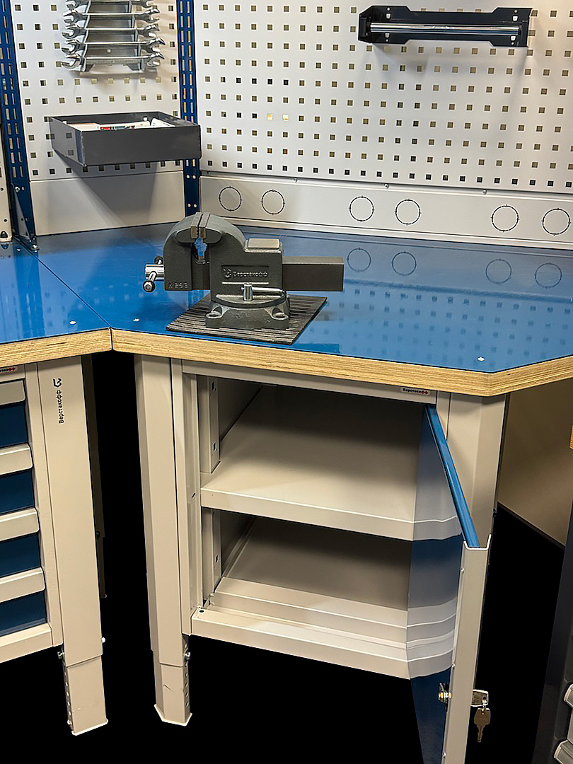 Верстак (угловой) CTR U532.S2.1-2FR Верстакофф 124773 - Вид №3