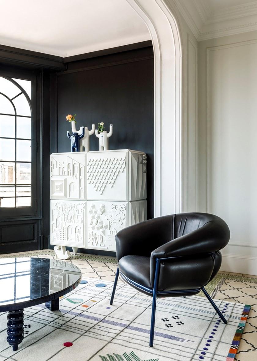 BD Barcelona Design Кожаное кресло с подлокотниками Grasso sun-id-1473829 - Вид №10