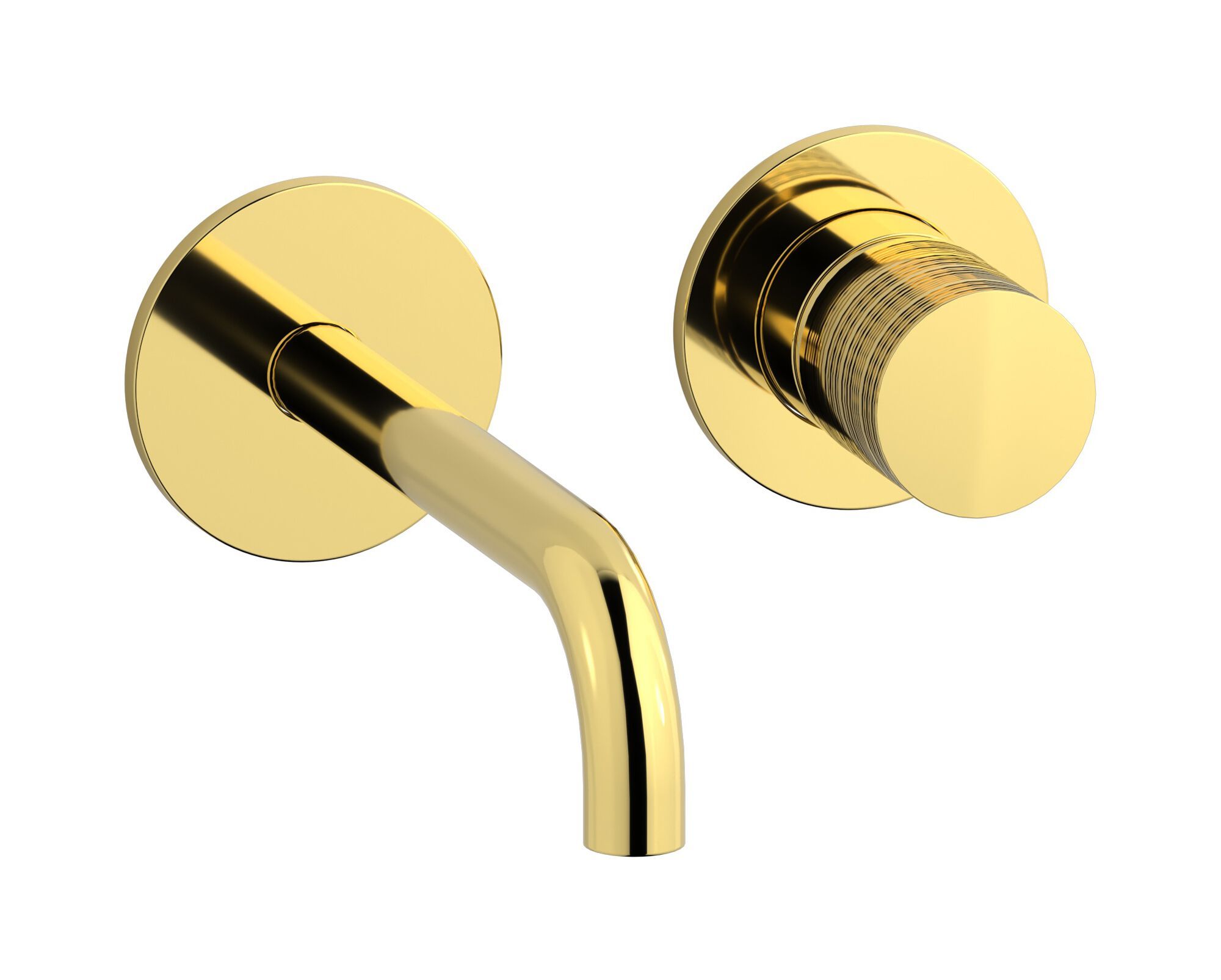 Смеситель для раковины с 2 отверстиями и автоматическим сливом IB винил ARCH-00142735 - Вид №6