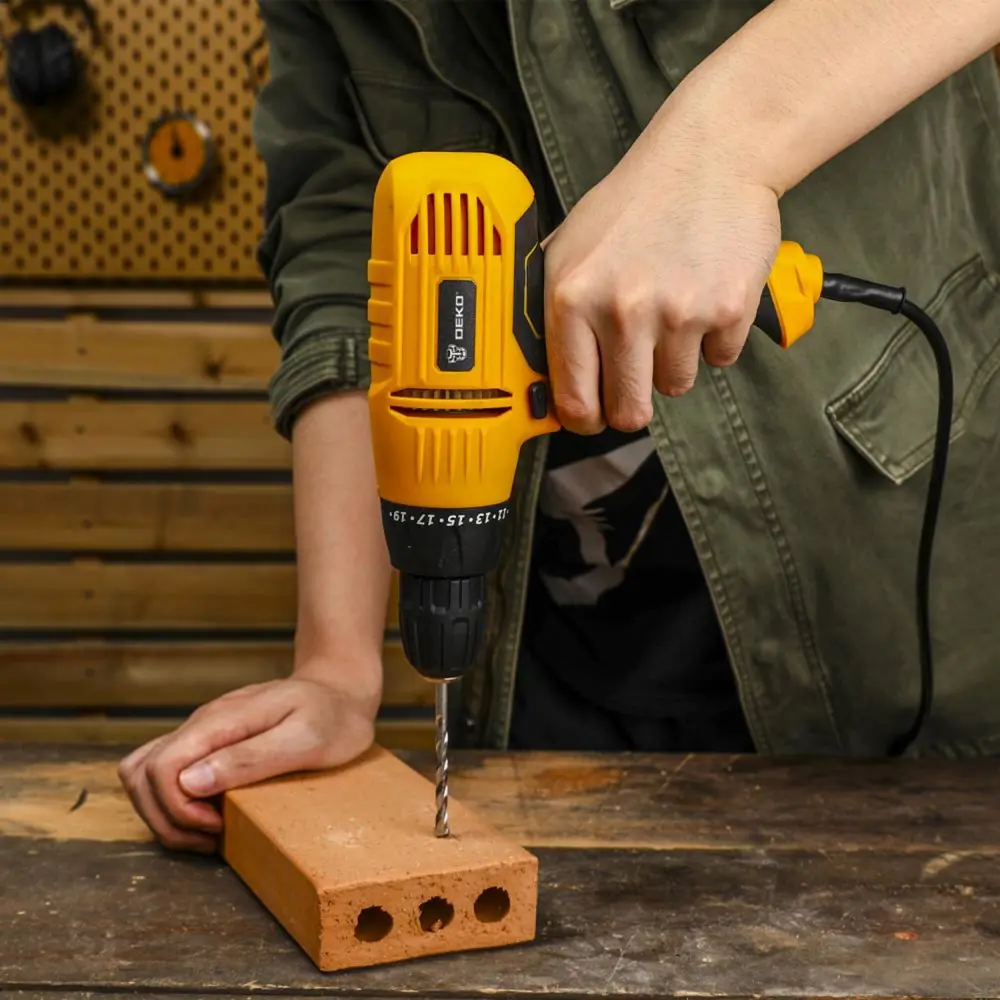 Дрель-шуруповерт сетевая Deko DKD500, 500 Вт STLM-2020245 - Вид №3