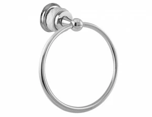 065573.000.72 Кольцо для полотенца 160мм с белым фарфором Окисленная медь
