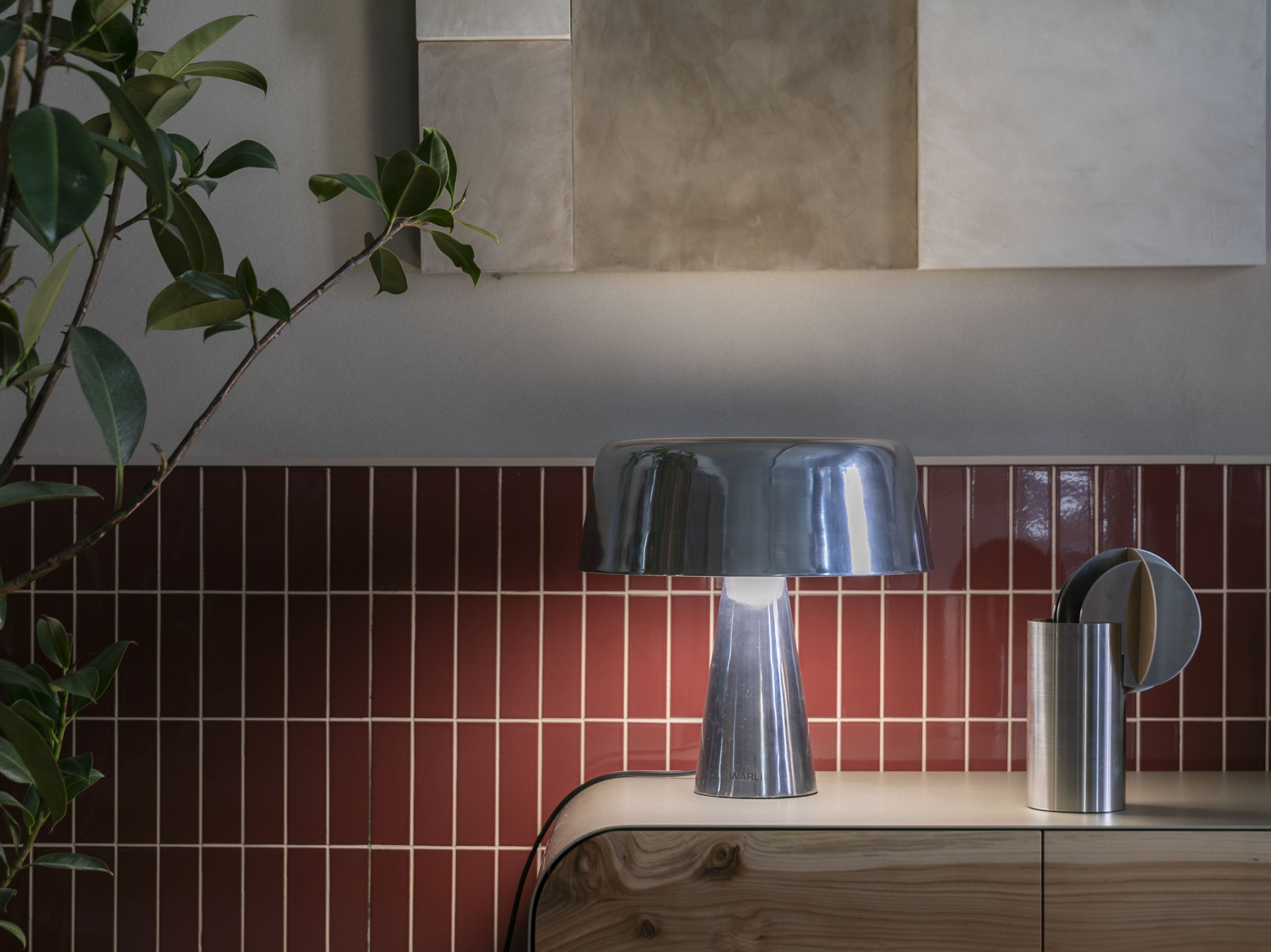 Переработанный алюминиевый светодиодный настольный светильник Warli BARONA ARCH-00011774 - Вид №1