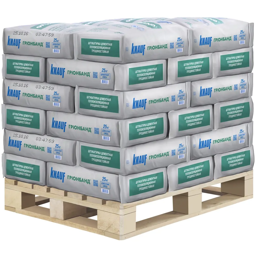 Штукатурка цементная Knauf Грюнбанд теплоизоляционная 25 кг Grunband STLM-2085456 - Вид №2