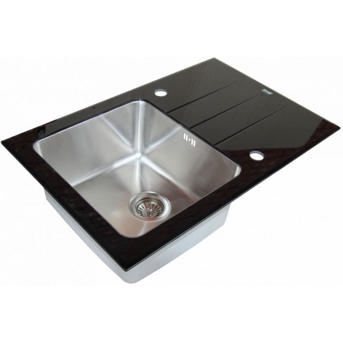 Zorg GL 5077 Black Мойка кухонная прямоугольная Zorg  - Вид №1