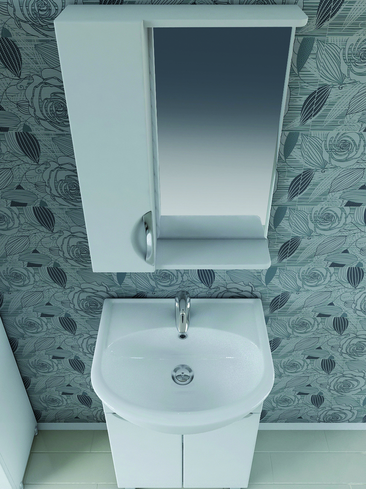 Зеркало Callao 500 левое, со спотом500⨉150⨉700 мм белый VIGO sun-id-665276 - Вид №2