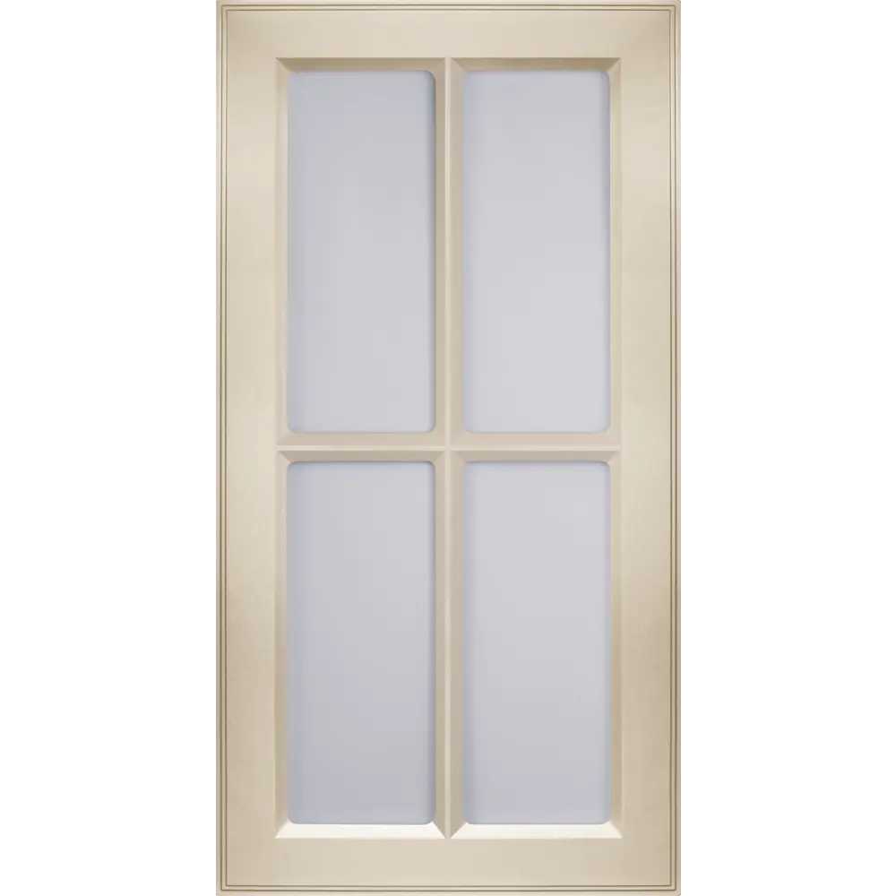 Фасад-витрина кухонного шкафа Оксфорд 39.7x76.5 см Delinia ID МДФ цвет бежевый STLM-2119260 - Вид №2