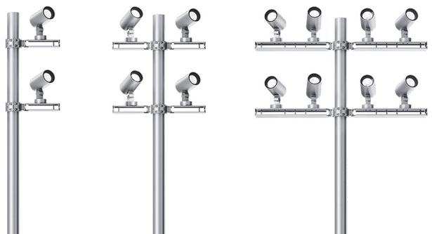 iGuzzini Регулируемый светодиодный проектор для улицы из литого под давлением алюминия Palco inout sun-id-1427219 - Вид №5
