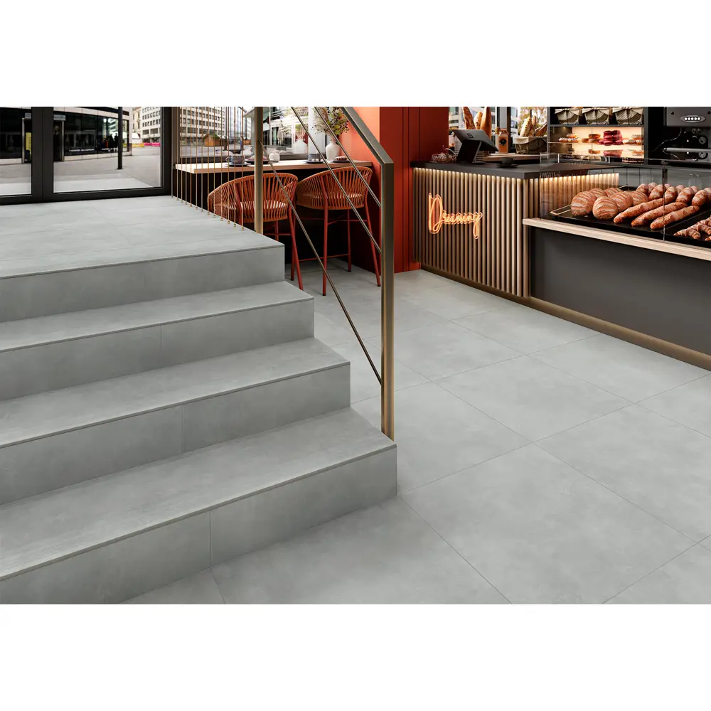 Глазурованный керамогранит Alma Ceramica Urban Home 60x60 см 1.8 м² матовый цвет серый 89456959 STLM-2092466
