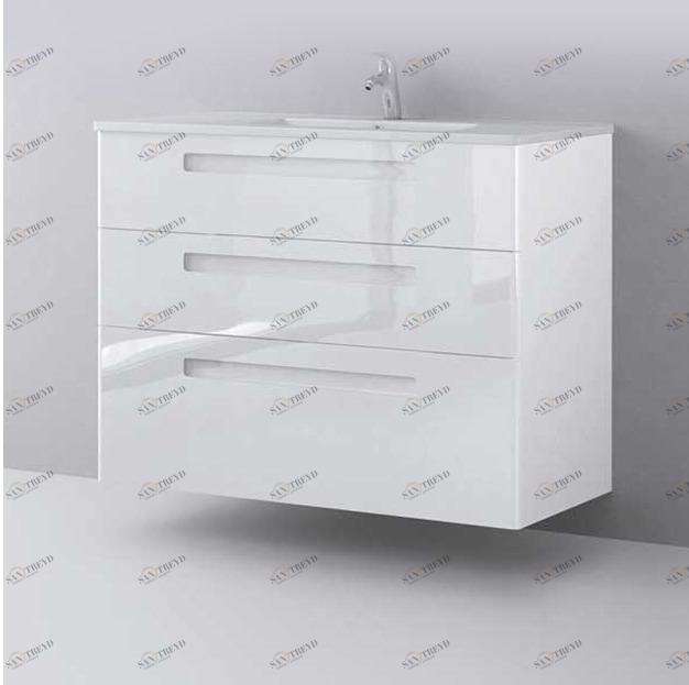 Avila Dos Тумба с раковиной PLUS 100 (3 ящика) Color 63 Paris Essentials 27013100120383N63